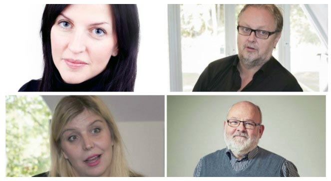 Marie Wallsten, Magnus Aspegren, Helena Salomonson och Thomas Ohlsson har skrivit en gemensam debattartikel, montage Dagens Arena